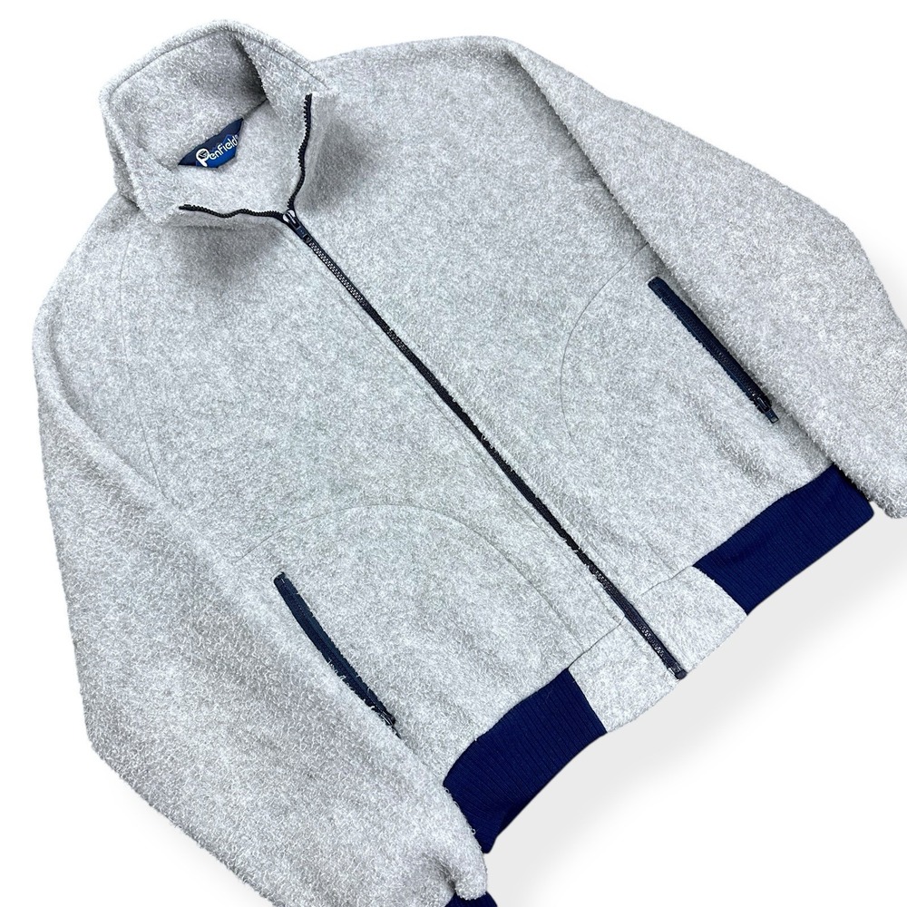 Vintage‎ Penfield Full Zip Polar Fleece Jacket Men's L Gray Made in USA - Picture 2 of 15